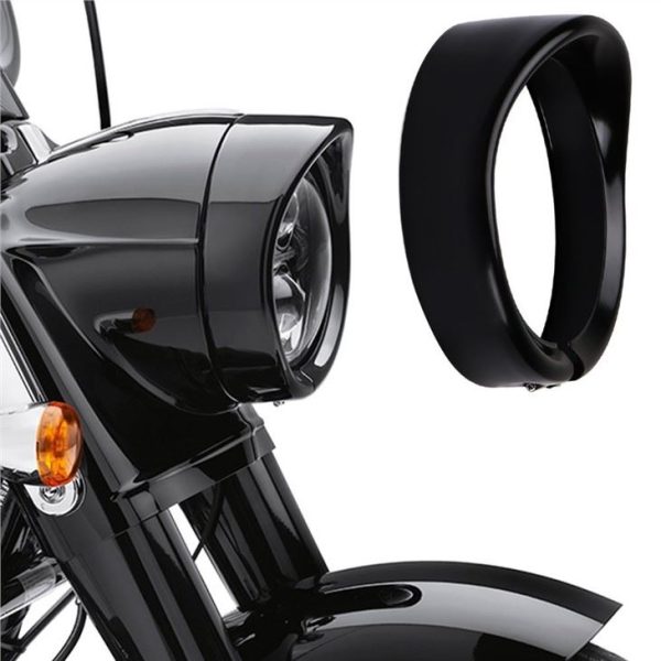 Morsun 7inch Harley FLD를위한 둥근 LED 오토바이 헤드 라이트 반지 부류