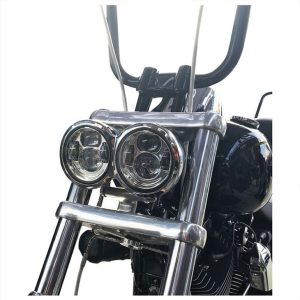 Morsun 플러그 앤 플레이 Fat Bob 4.56inch 헤드 라이트 for Harley 12v H4 오토바이 헤드 램프 프로젝터